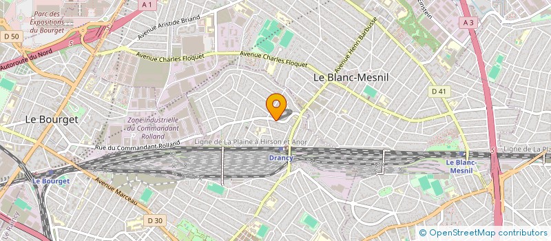 localisation de l'entreprise TAGAULY à DRANCY