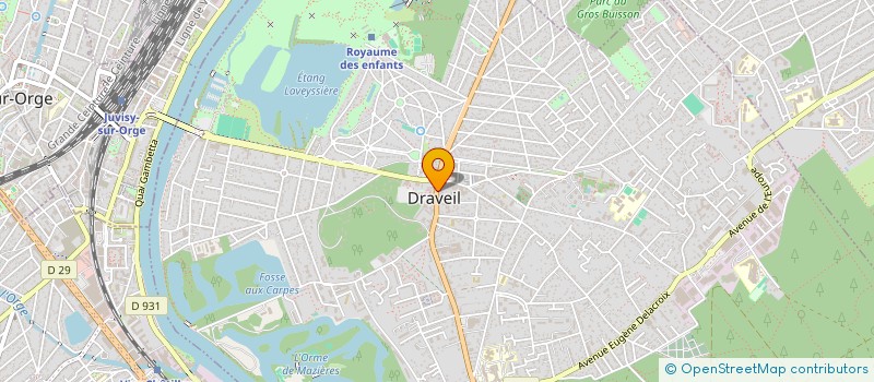 localisation de l'entreprise TAGE à DRAVEIL