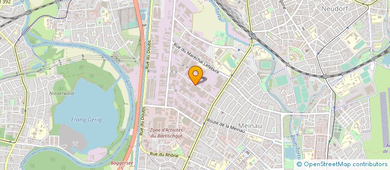 localisation de l'entreprise TAGEO (TRAVAUX AGENCEMENT GENERAL EXECUTION ET ORDONNANCEMENT) à STRASBOURG