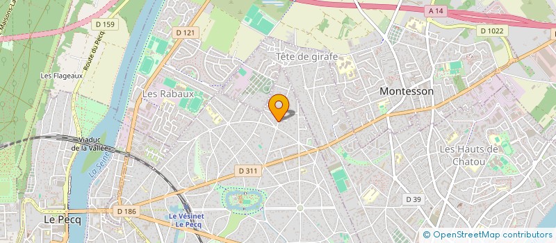 localisation de l'entreprise TAGES  LE VESINET