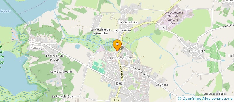 localisation de l'entreprise TAGG IMMO  LA CHEVROLIERE