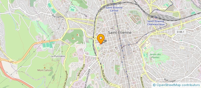 localisation de l'entreprise TAGH CAPITAL  SAINT-ETIENNE