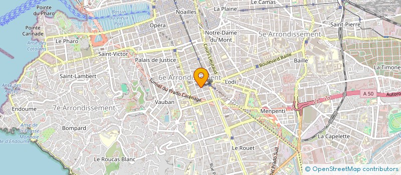 localisation de l'entreprise TAGHJI ET ADAM à MARSEILLE