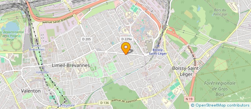 localisation de l'entreprise TAGHLET à LIMEIL BREVANNES