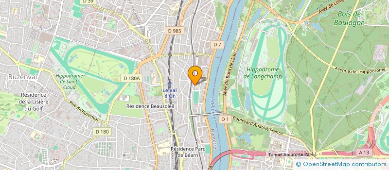 localisation de l'entreprise TAGLINE à SAINT-CLOUD