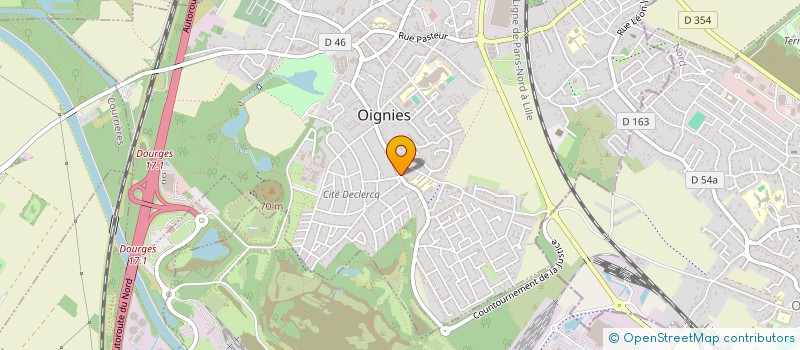 localisation de l'entreprise TAGMATE  OIGNIES