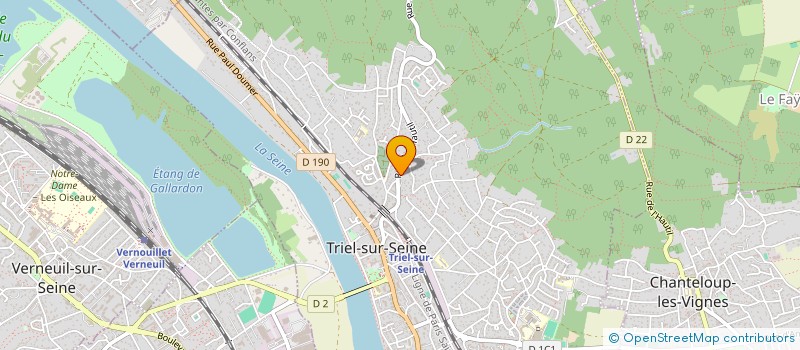 localisation de l'entreprise TAGNEVTC  TRIEL-SUR-SEINE