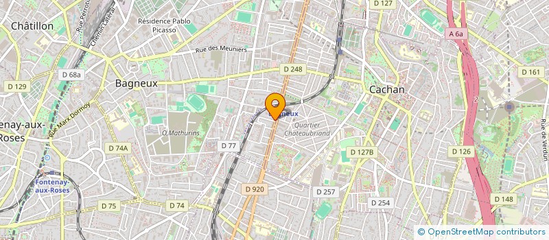 localisation de l'entreprise TAGOWEB  BAGNEUX