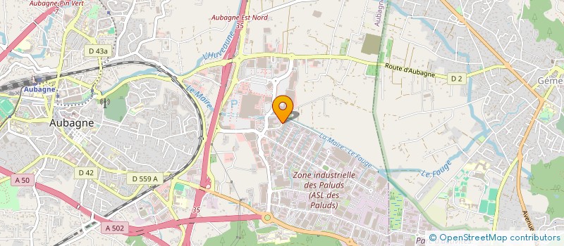 localisation de l'entreprise TAGSYS  AUBAGNE