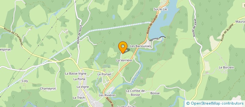 localisation de l'entreprise TAGUET  TREIGNAC