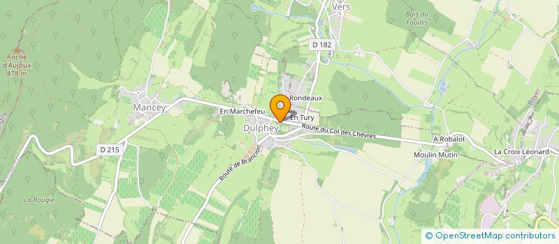 localisation de l'entreprise TAGZ  MANCEY