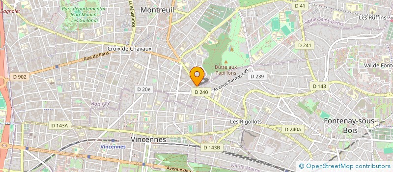 localisation de l'entreprise TAH KITCHEN à MONTREUIL