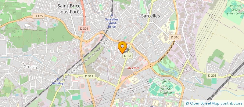 localisation de l'entreprise TAHA à SARCELLES