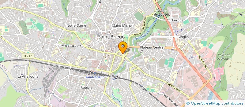 localisation de l'entreprise TAHA à SAINT-BRIEUC
