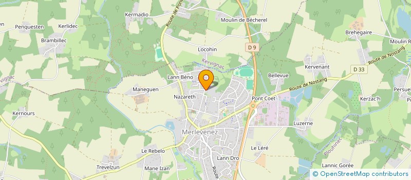 localisation de l'entreprise TAHA'A à KERVIGNAC