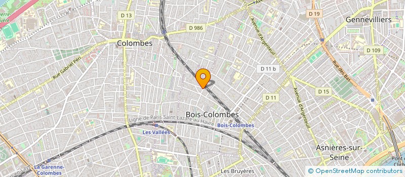 localisation de l'entreprise TAHA BIZNESS à BOIS-COLOMBES