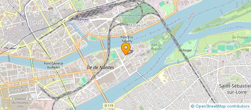 localisation de l'entreprise TAHA HOLDING à NANTES