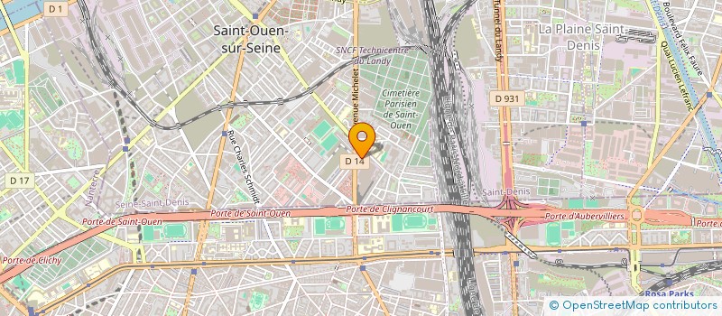 localisation de l'entreprise TAHA MEUBLES à SAINT-OUEN-SUR-SEINE