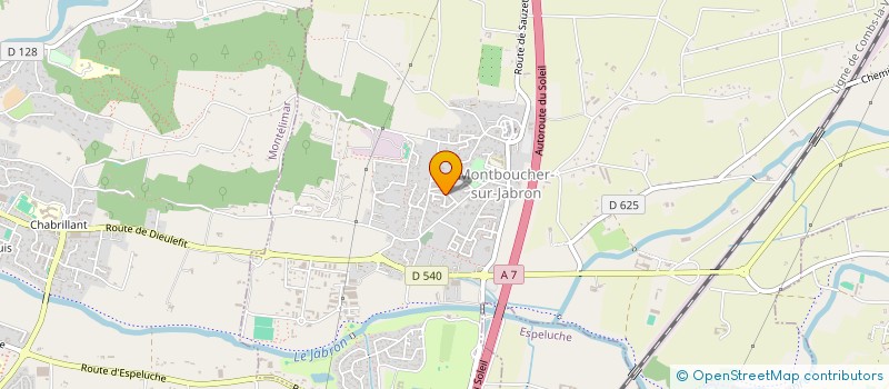 localisation de l'entreprise TAHAA  MONTBOUCHER-SUR-JABRON