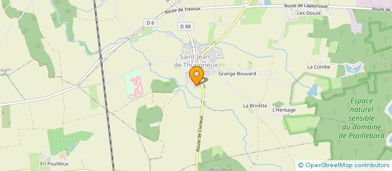 localisation de l'entreprise TAHAA  SAINT-JEAN-DE-THURIGNEUX