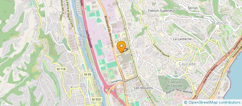 localisation de l'entreprise TAHAA  NICE