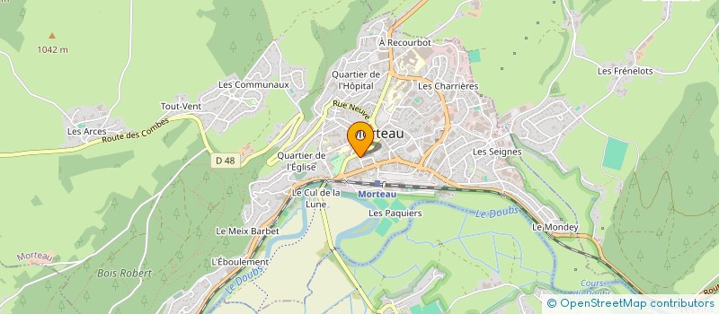 localisation de l'entreprise TAHAA PATRIMOINE  MORTEAU