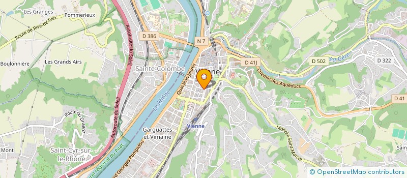 localisation de l'entreprise TAHABRICE & CO à VIENNE