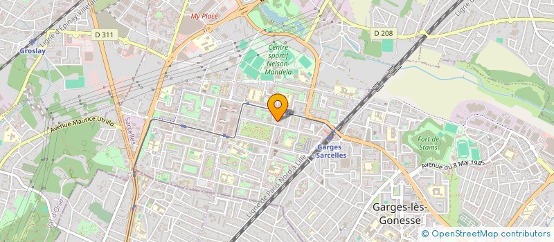 localisation de l'entreprise TAHARA à SARCELLES