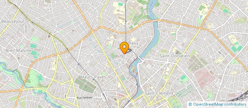 localisation de l'entreprise TAHIANA à NANTES