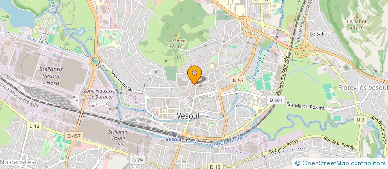 localisation de l'entreprise TAHIBA  VESOUL