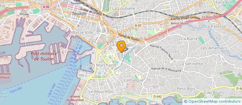 localisation de l'entreprise TAHILHAN  TOULON