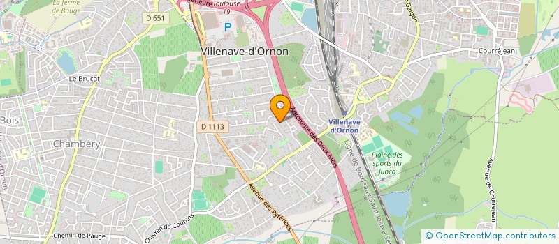 localisation de l'entreprise TAHIN EXPRESS  VILLENAVE-D'ORNON