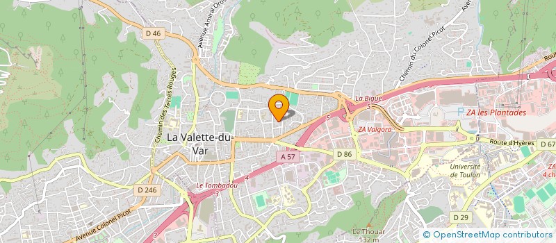 localisation de l'entreprise TAHINA à LA VALETTE-DU-VAR