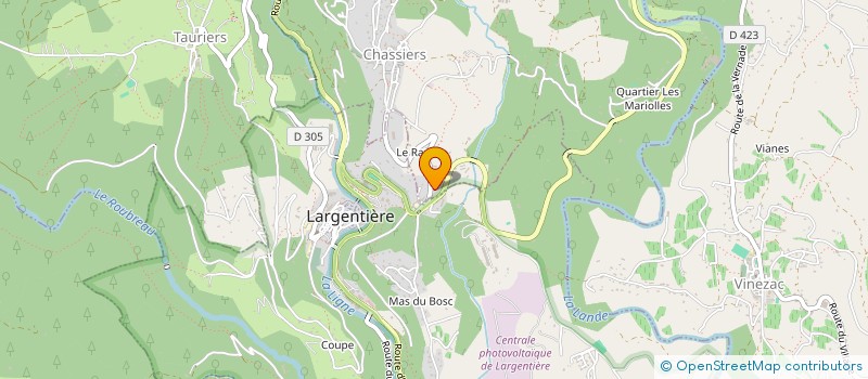 localisation de l'entreprise TAHIR ET FILS  CHASSIERS