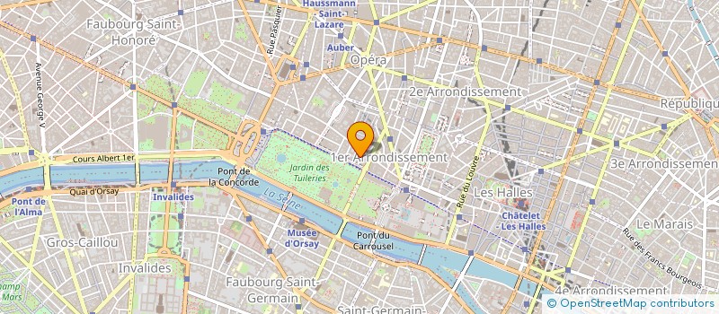 localisation de l'entreprise TAHIREM à PARIS