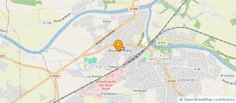 localisation de l'entreprise TAHITHAI  SAINT-SULPICE-LA-POINTE