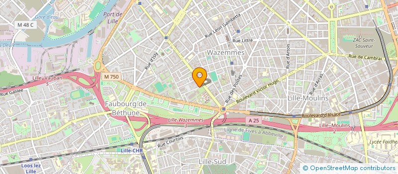 localisation de l'entreprise TAHITI FRUITS à LILLE