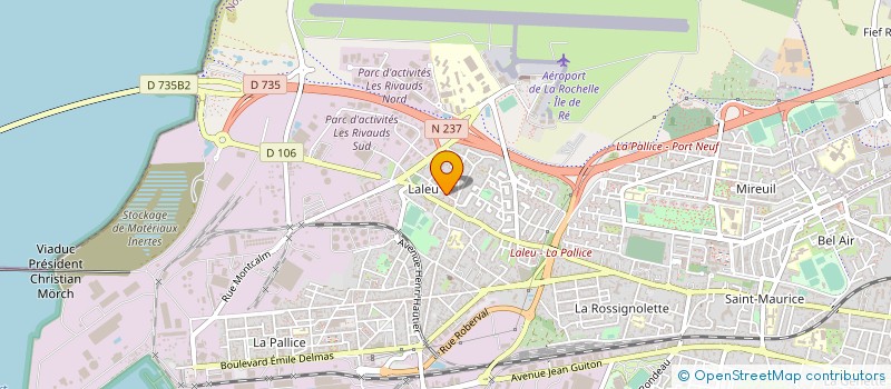 localisation de l'entreprise TAHITI NUI  LA ROCHELLE