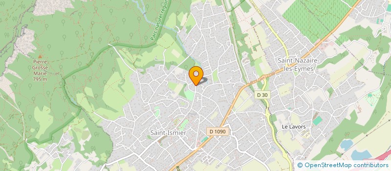 localisation de l'entreprise TAHM à SAINT-ISMIER