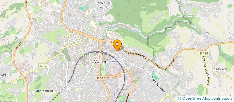 localisation de l'entreprise TAHMI  VOIRON