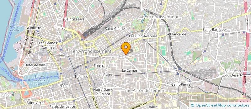 localisation de l'entreprise TAHO à MARSEILLE