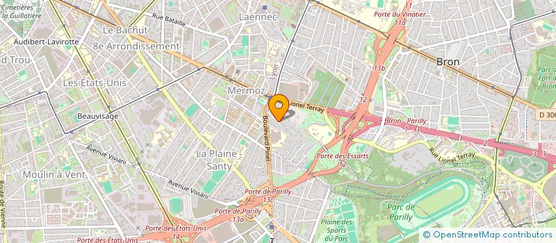 localisation de l'entreprise TAHO  BRON