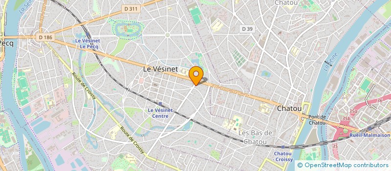 localisation de l'entreprise TAHOE  LE VESINET