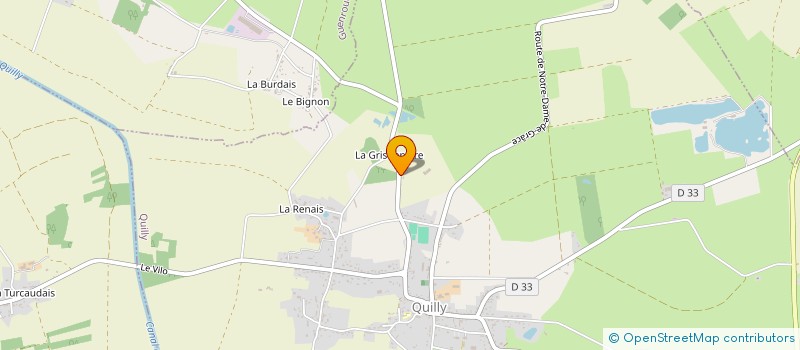 localisation de l'entreprise TAHOE  QUILLY