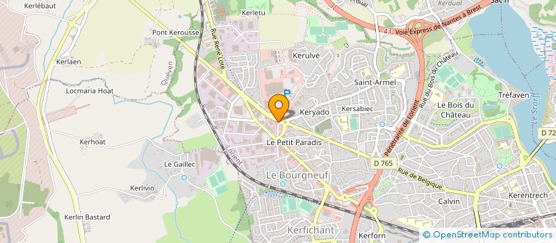 localisation de l'entreprise TAHSIN ALIMENTATION BOUCHERIE ET BAZAR à LORIENT
