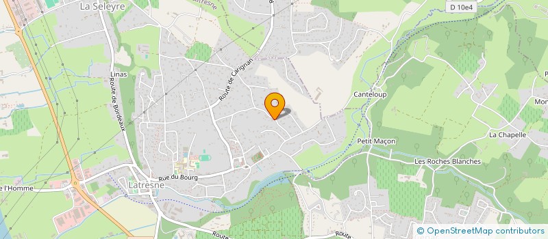 localisation de l'entreprise TAHYS à LATRESNE