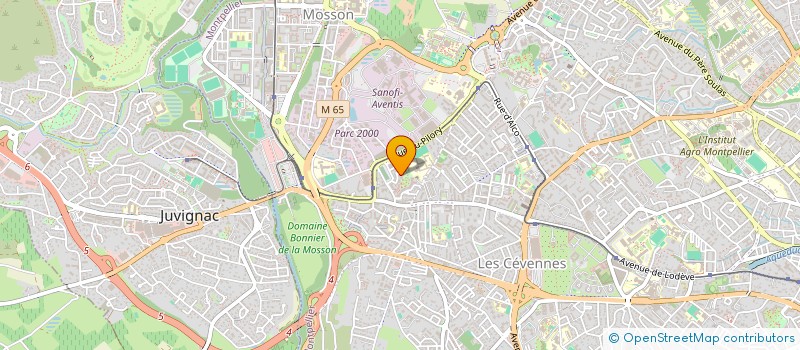 localisation de l'entreprise TAI CHI CHUAN ASSOCIATION CASTRIES à MONTPELLIER