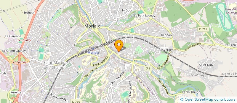 localisation de l'entreprise TAI CHI MORLAIX  MORLAIX