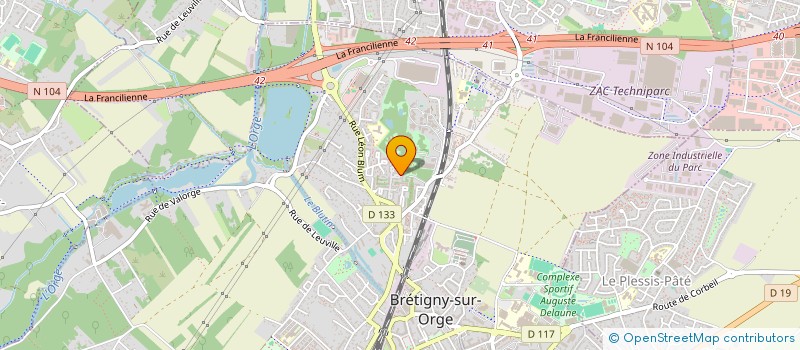 localisation de l'entreprise TAI CHI QI GONG POUR TOUS à BRETIGNY-SUR-ORGE