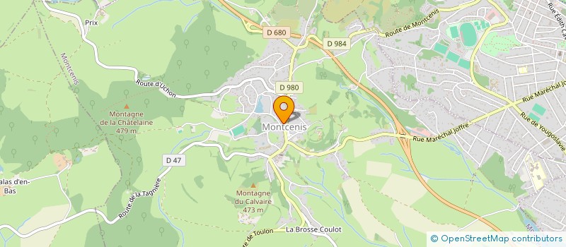 localisation de l'entreprise TAI JI BOURGOGNE  MONTCENIS